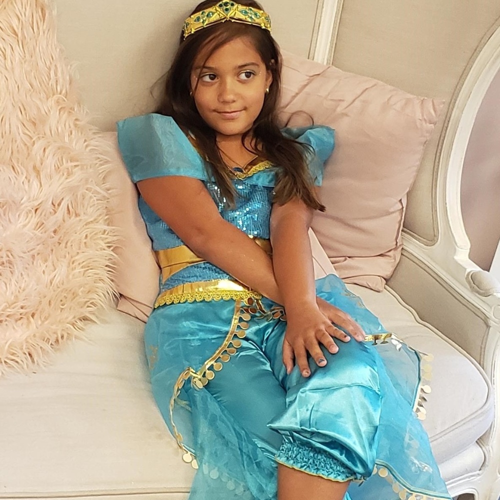 PRINCESS JASMINE COSTUME (WORN ONCE)